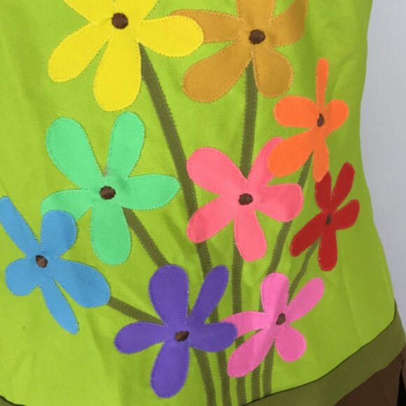 Vintage Deweese Design Swim Top Size 14 Bright 1960s - Picture 8 of 8